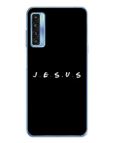 Чехол для TCL 20L Plus с картинкой «Точки веры J.E.S.U.S.»