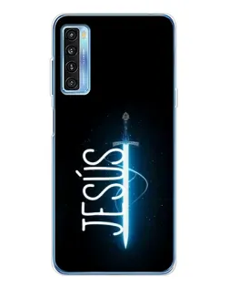 Чехол для TCL 20L Plus с картинкой «Меч Духа Jesus»