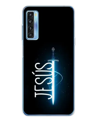Чехол для TCL 20L Plus с картинкой «Меч Духа Jesus»
