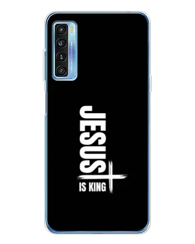 Чехол для TCL 20L Plus с картинкой «Вертикаль веры Jesus»