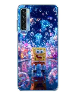 Чехол для TCL 20L Plus с картинкой «Неоновый океан»