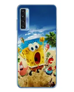 Чехол для TCL 20L Plus с картинкой «Развлечения на пляже»