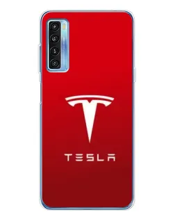 Чехол для TCL 20L Plus с картинкой «Tesla Red Classic»