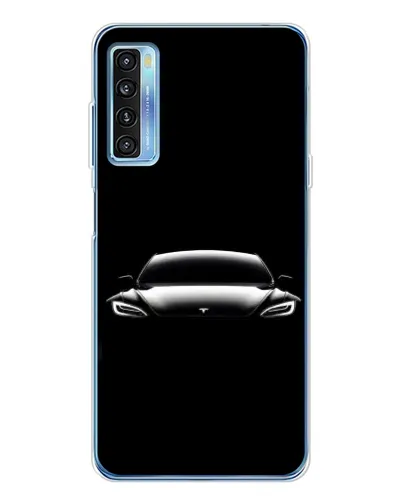 Чехол для TCL 20L Plus с картинкой «Фары Tesla Night» Чехол для TCL 20L Plus с картинкой «Фары Tesla Night»