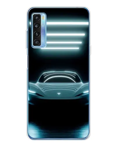 Чехол для TCL 20L Plus с картинкой «Tesla в неоне» Чехол для TCL 20L Plus с картинкой «Tesla в неоне»