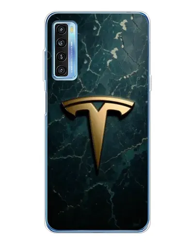 Чехол для TCL 20L Plus с картинкой «Мраморная Tesla Gold» Чехол для TCL 20L Plus с картинкой «Мраморная Tesla Gold»
