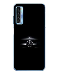 Чехол для TCL 20L Plus с картинкой «Mercedes — абстрактные линии»