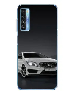 Чехол для TCL 20L Plus с картинкой «Mercedes AMG GT Silver»