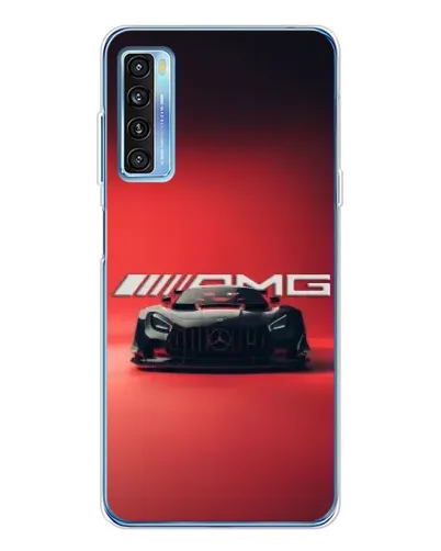 Чехол для TCL 20L Plus с картинкой «Mercedes AMG — красная линия» Чехол для TCL 20L Plus с картинкой «Mercedes AMG — красная линия»