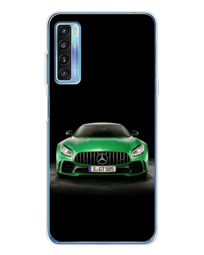 Чехол для TCL 20L Plus с картинкой «Mercedes — неоновый лого» Чехол для TCL 20L Plus с картинкой «Mercedes — неоновый лого»