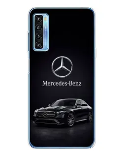 Чехол для TCL 20L Plus с картинкой «Mercedes — решетка радиатора»