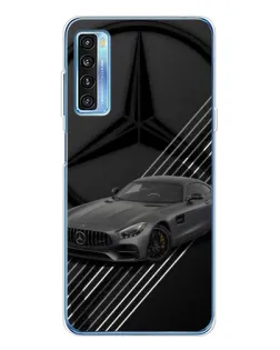 Чехол для TCL 20L Plus с картинкой «Mercedes AMG — графика»
