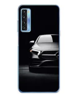 Чехол для TCL 20L Plus с картинкой «Свет фар Mercedes»