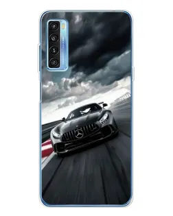 Чехол для TCL 20L Plus с картинкой «Гоночный Mercedes AMG»