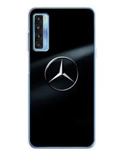 Чехол для TCL 20L Plus с картинкой «Mercedes на металле»