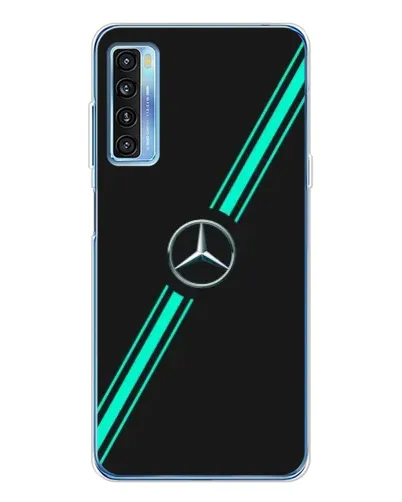 Чехол для TCL 20L Plus с картинкой «Спортивные линии Mercedes» Чехол для TCL 20L Plus с картинкой «Спортивные линии Mercedes»