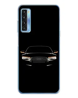 Чехол для TCL 20L Plus с картинкой «Audi — ночной контур»