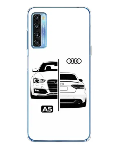 Чехол для TCL 20L Plus с картинкой «Audi — контрастный дизайн» Чехол для TCL 20L Plus с картинкой «Audi — контрастный дизайн»