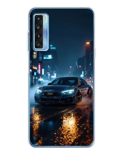 Чехол для TCL 20L Plus с картинкой «Ночной город и Audi» Чехол для TCL 20L Plus с картинкой «Ночной город и Audi»