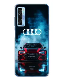 Чехол для TCL 20L Plus с картинкой «Audi Sport — неон»
