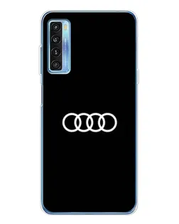Чехол для TCL 20L Plus с картинкой «Audi White Logo»