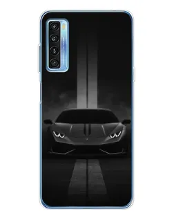 Чехол для TCL 20L Plus с картинкой «Lamborghini симметрия дорог»