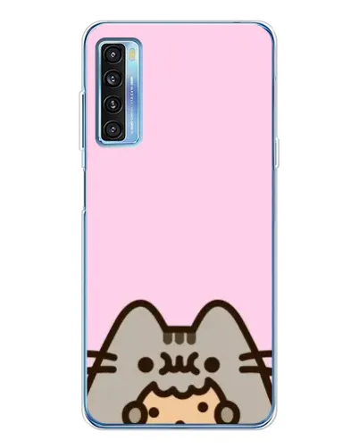 Чехол для TCL 20L Plus с картинкой «Pusheen и печенье» Чехол для TCL 20L Plus с картинкой «Pusheen и печенье»