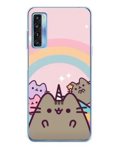 Чехол для TCL 20L Plus с картинкой «Единорог Pusheen» Чехол для TCL 20L Plus с картинкой «Единорог Pusheen»