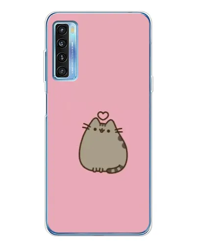 Чехол для TCL 20L Plus с картинкой «Pusheen сердце» Чехол для TCL 20L Plus с картинкой «Pusheen сердце»