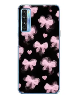 Чехол для TCL 20L Plus с картинкой «Геометрия банта»