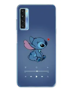 Чехол для TCL 20L Plus с картинкой «Музыкальный Stitch»