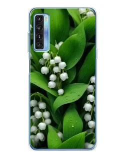 Чехол для TCL 20L Plus с картинкой «Ландыши в зелени»