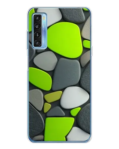 Чехол для TCL 20L Plus с картинкой «Яркая неоновая галька» Чехол для TCL 20L Plus с картинкой «Яркая неоновая галька»