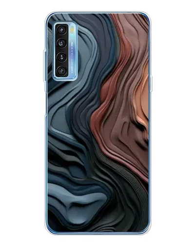 Чехол для TCL 20L Plus с картинкой «Цветные волны каньона» Чехол для TCL 20L Plus с картинкой «Цветные волны каньона»