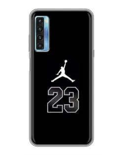 Чохол для TCL 20L з картинкою «Jordan Flight 23»