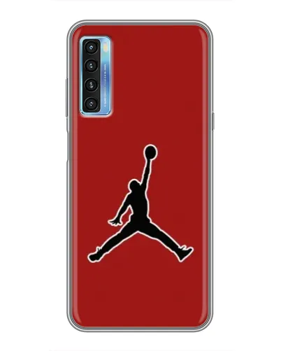 Чохол для TCL 20L з картинкою «Jordan Red Back»