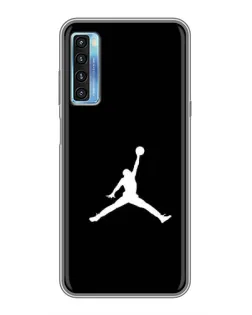 Чохол для TCL 20L з картинкою «Jordan Silhouette»