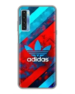 Чехол для TCL 20L с картинкой «Абстракция Adidas»