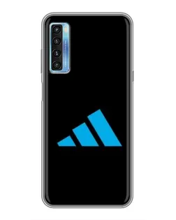 Чехол для TCL 20L с картинкой «Adidas Cyan Logo»