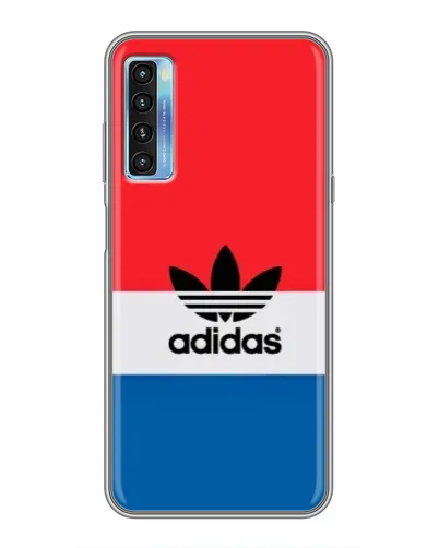 Чехол для TCL 20L с картинкой «Ретро блоки Adidas» Чехол для TCL 20L с картинкой «Ретро блоки Adidas»
