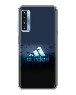 Чехол для TCL 20L с картинкой «Adidas Water Drops»