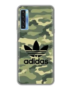 Чехол для TCL 20L с картинкой «Милитари стиль Adidas»