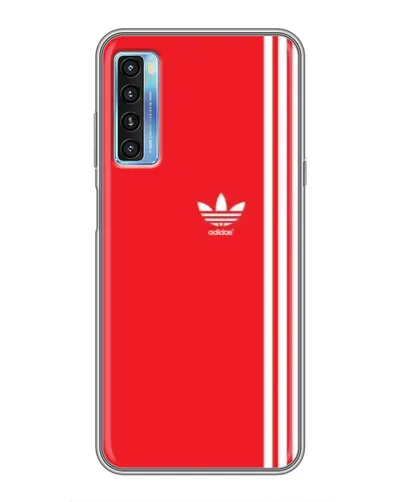 Чехол для TCL 20L с картинкой «Красный минимализм Adidas» Чехол для TCL 20L с картинкой «Красный минимализм Adidas»