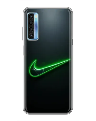 Чехол для TCL 20L с картинкой «Неоновый контур Nike» Чехол для TCL 20L с картинкой «Неоновый контур Nike»