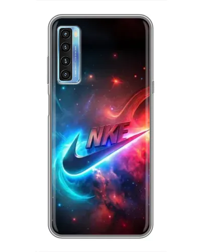 Чехол для TCL 20L с картинкой «Огненный логотип Nike» Чехол для TCL 20L с картинкой «Огненный логотип Nike»