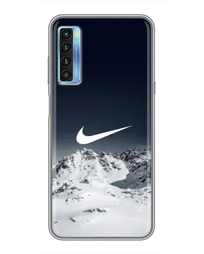 Чехол для TCL 20L с картинкой «Nike — зимние горы» Чехол для TCL 20L с картинкой «Nike — зимние горы»