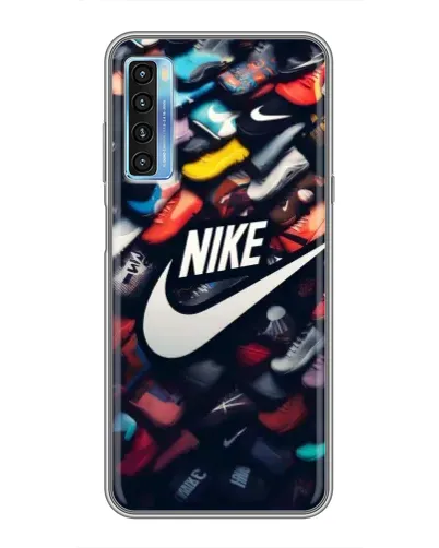 Чехол для TCL 20L с картинкой «Коллекция кроссовок Nike» Чехол для TCL 20L с картинкой «Коллекция кроссовок Nike»