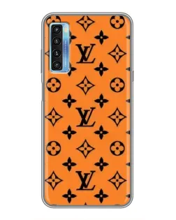 Чехол для TCL 20L с картинкой «Оранжевый стиль LV»