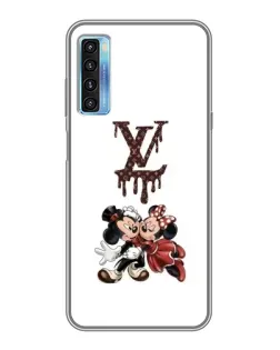 Чехол для TCL 20L с картинкой «LV и Микки Маус»
