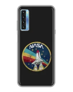 Чехол для TCL 20L с картинкой «NASA — эмблема миссии»